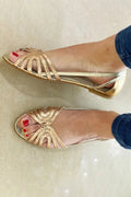 Éléonore™ | Sandalias Doradas Luz de Verano