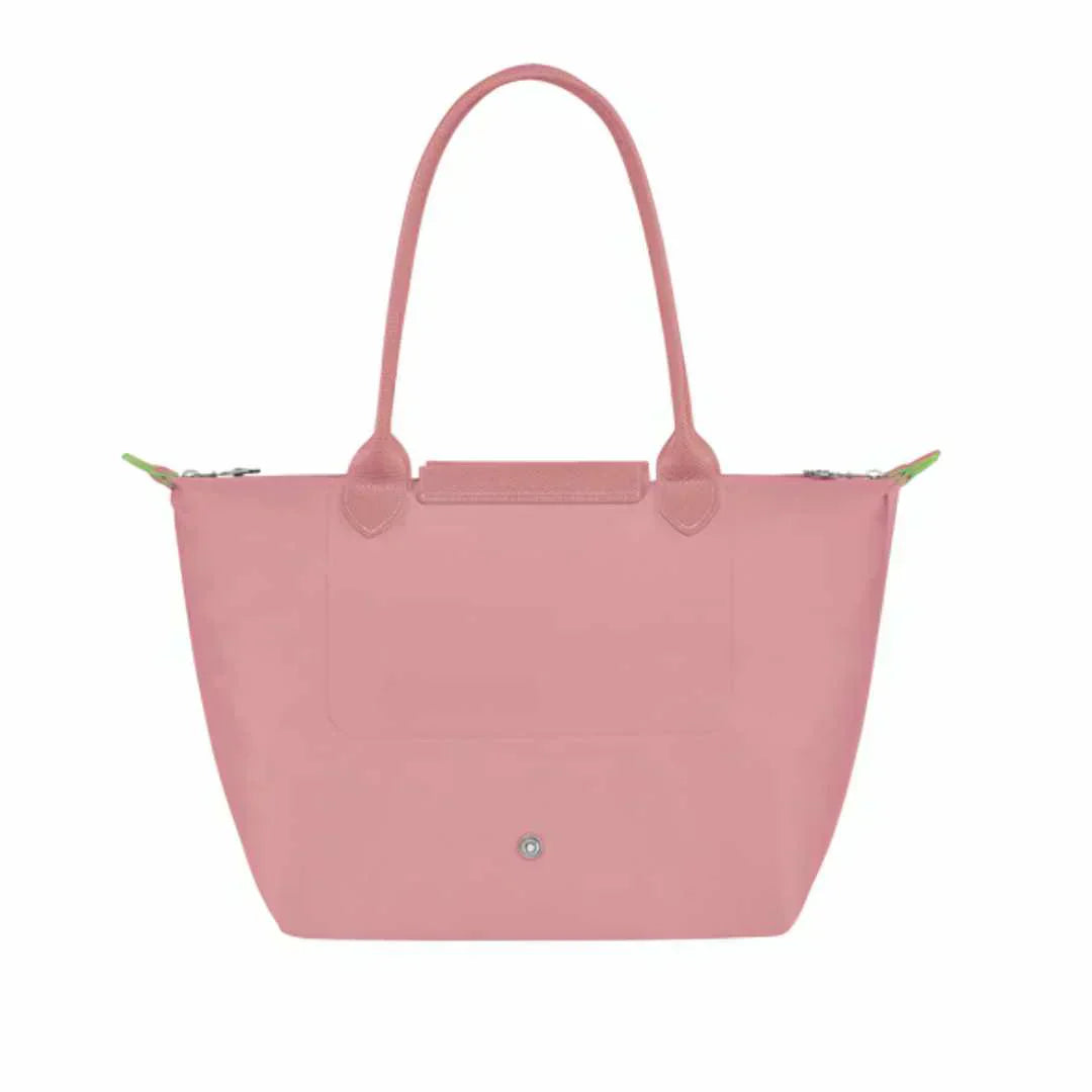 Longchamp - Bolso tote Le Pliage mediano, rosa pétalo