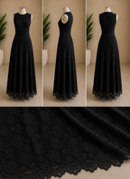 Vestido de princesa negro