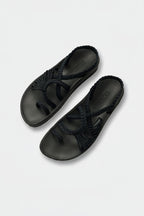 Sandalias Elevadas - Negro