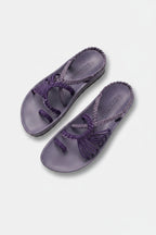 Sandalias Elevadas - Morado