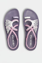 Sandalias Elevadas - Morado