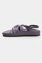 Sandalias Elevadas - Morado