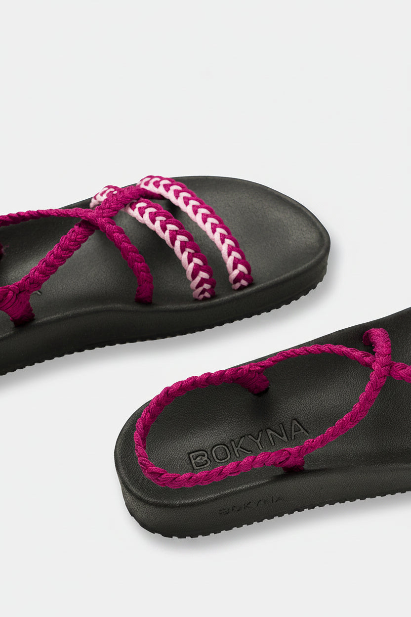 Sandalias Elevadas – Violeta
