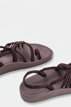 Sandalias Elevadas – Chocolate