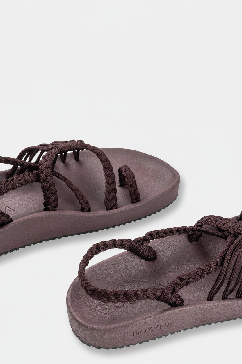 Sandalias Elevadas – Chocolate