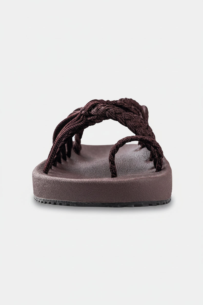 Sandalias Elevadas – Chocolate