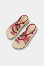 Sandalias Elevadas - Rosa Malva