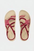 Sandalias Elevadas - Rosa Malva