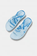 Sandalias Elevadas - Azul Cielo