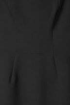Vestido midi con escote cuadrado
