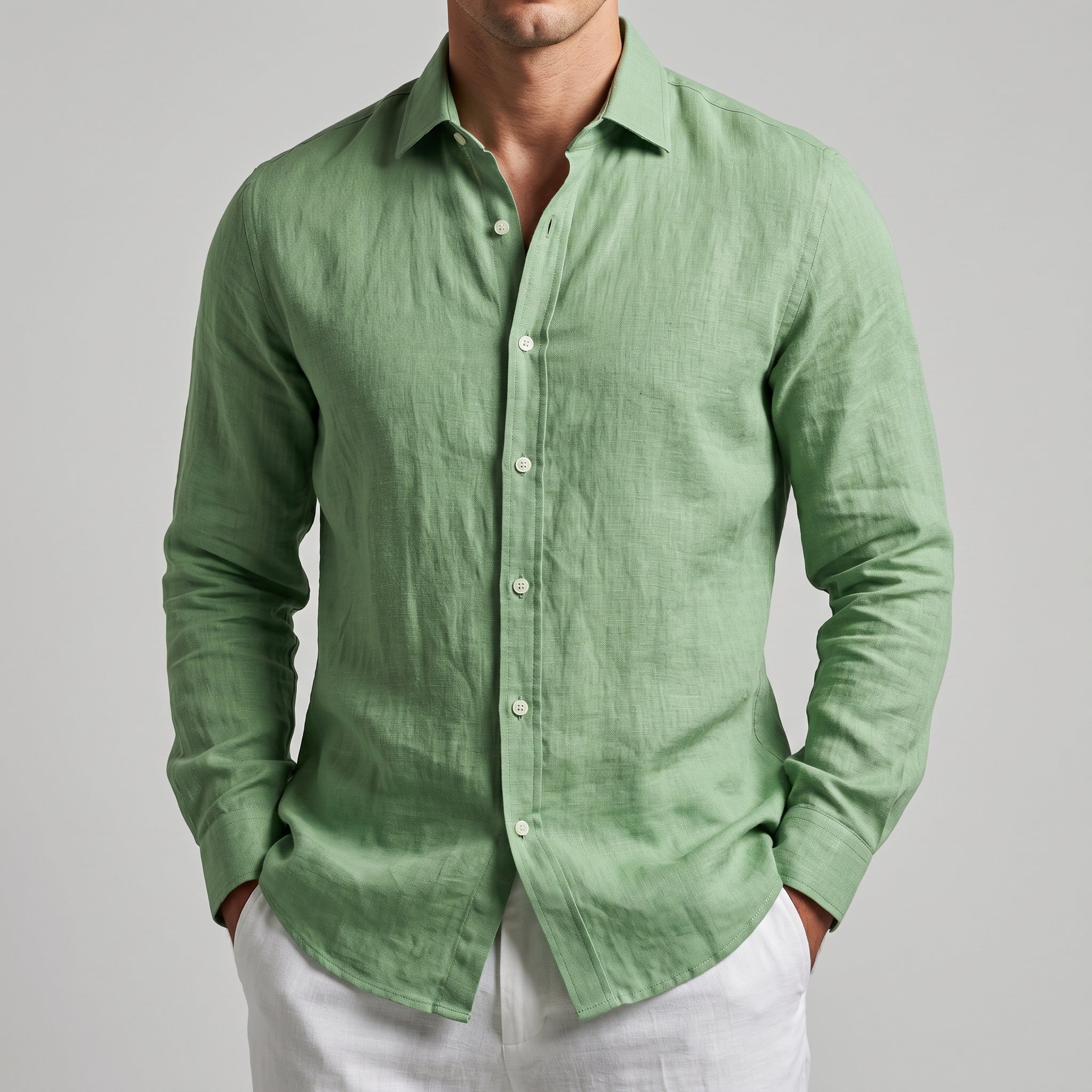 Luca | Camisa de lino elegante y ligera