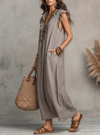 Camélia | Vestido largo de estilo bohemio