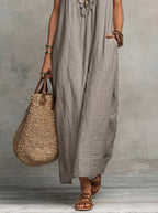 Camélia | Vestido largo de estilo bohemio