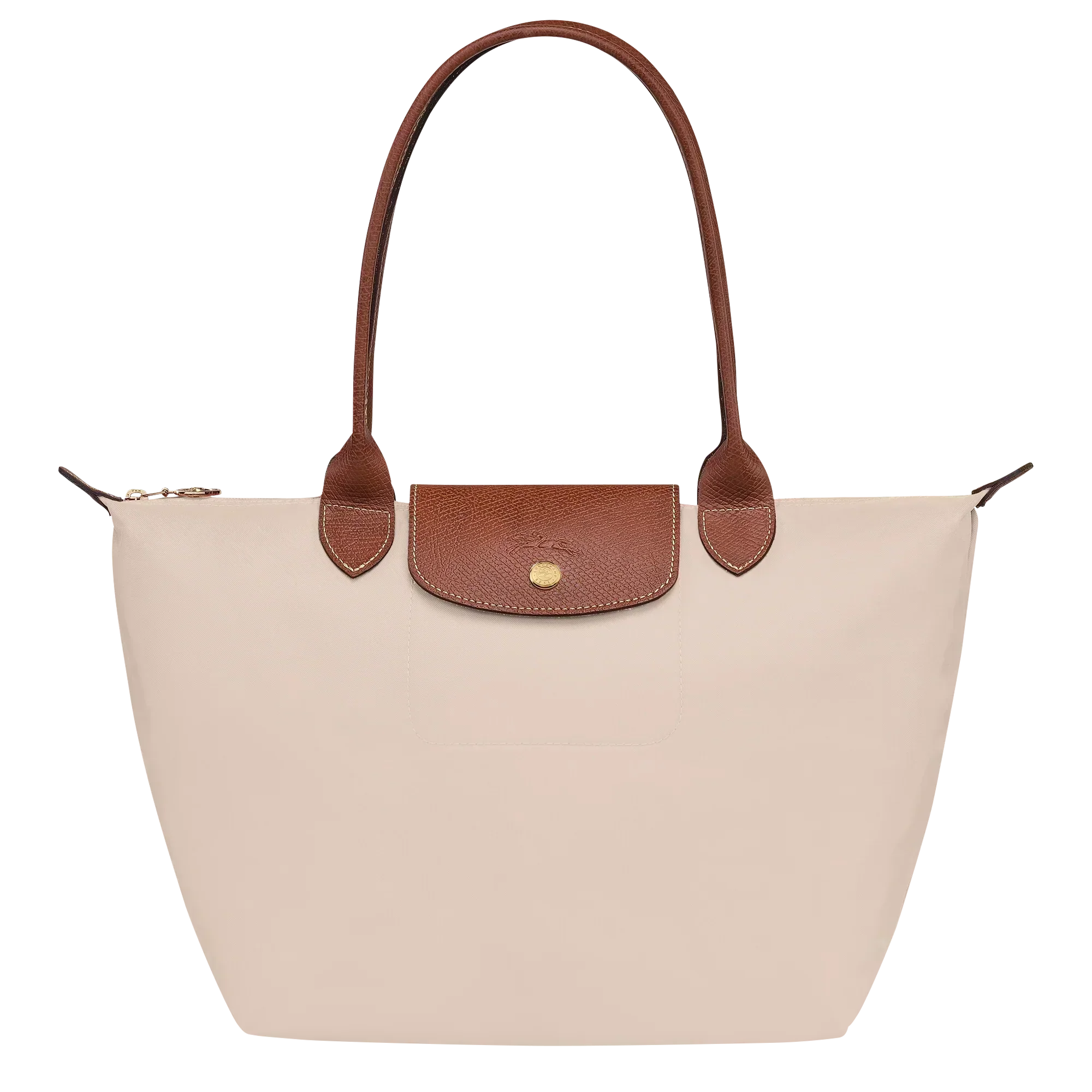 Longchamp - Bolso tote con Pliage mediano, color papel