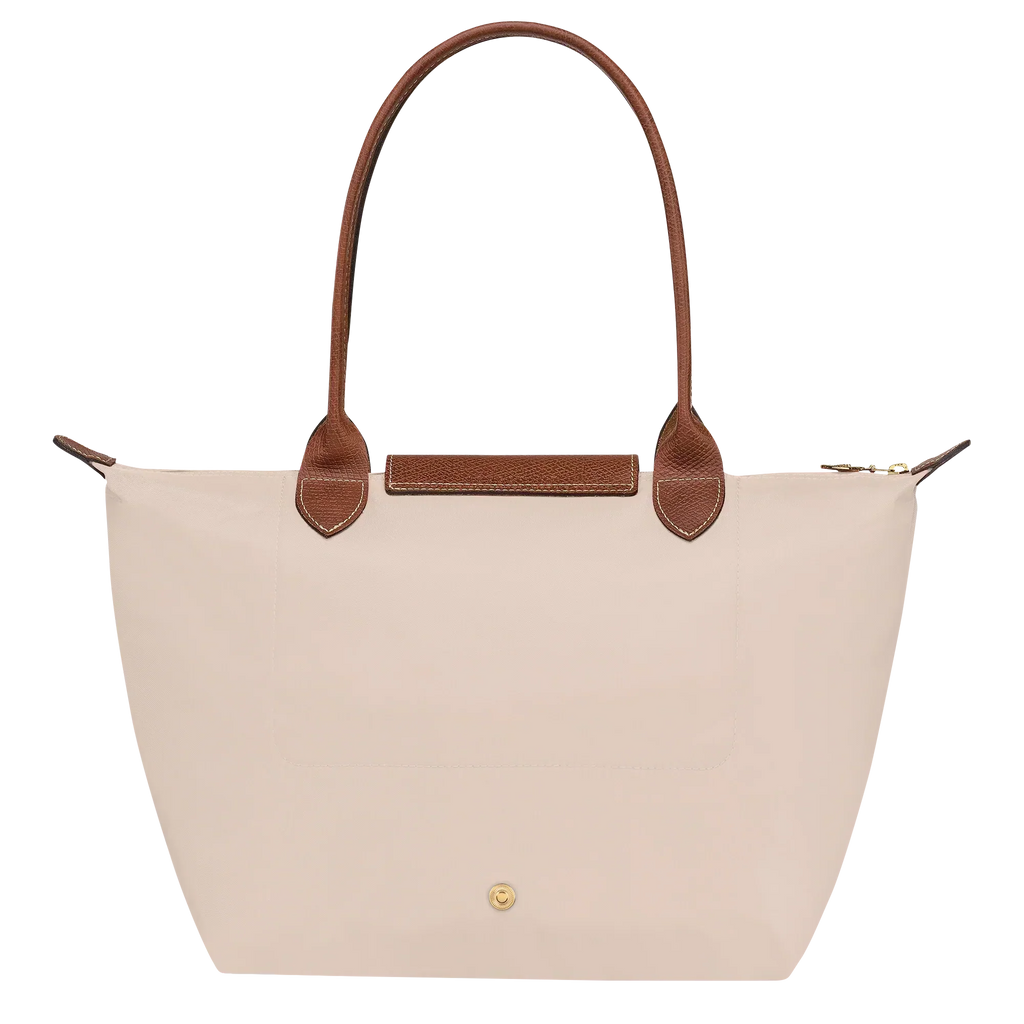 Longchamp - Bolso tote con Pliage mediano, color papel