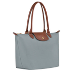 Longchamp - Bolso tote Le Pliage mediano, acero
