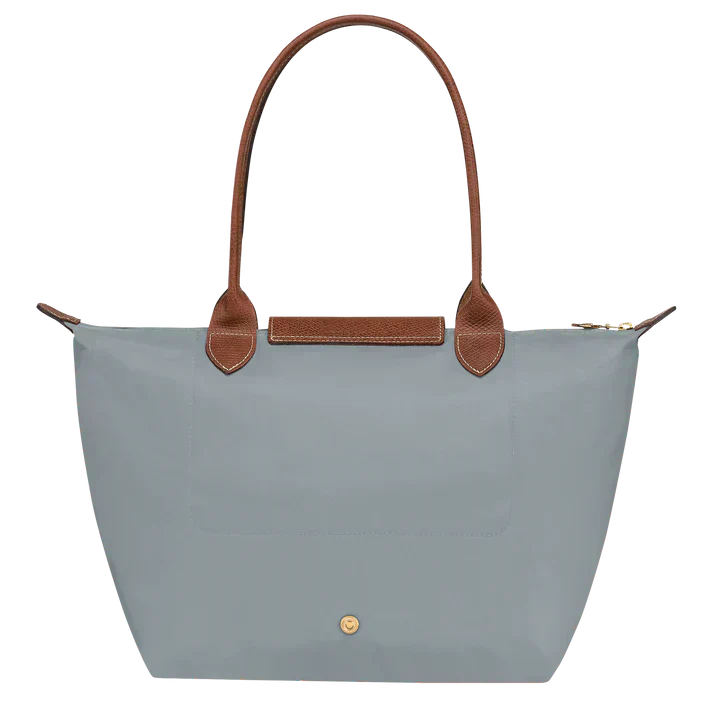Longchamp - Bolso tote Le Pliage mediano, acero