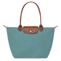 Longchamp – Bolso Le Pliage Tote, tamaño mediano, color eucalipto