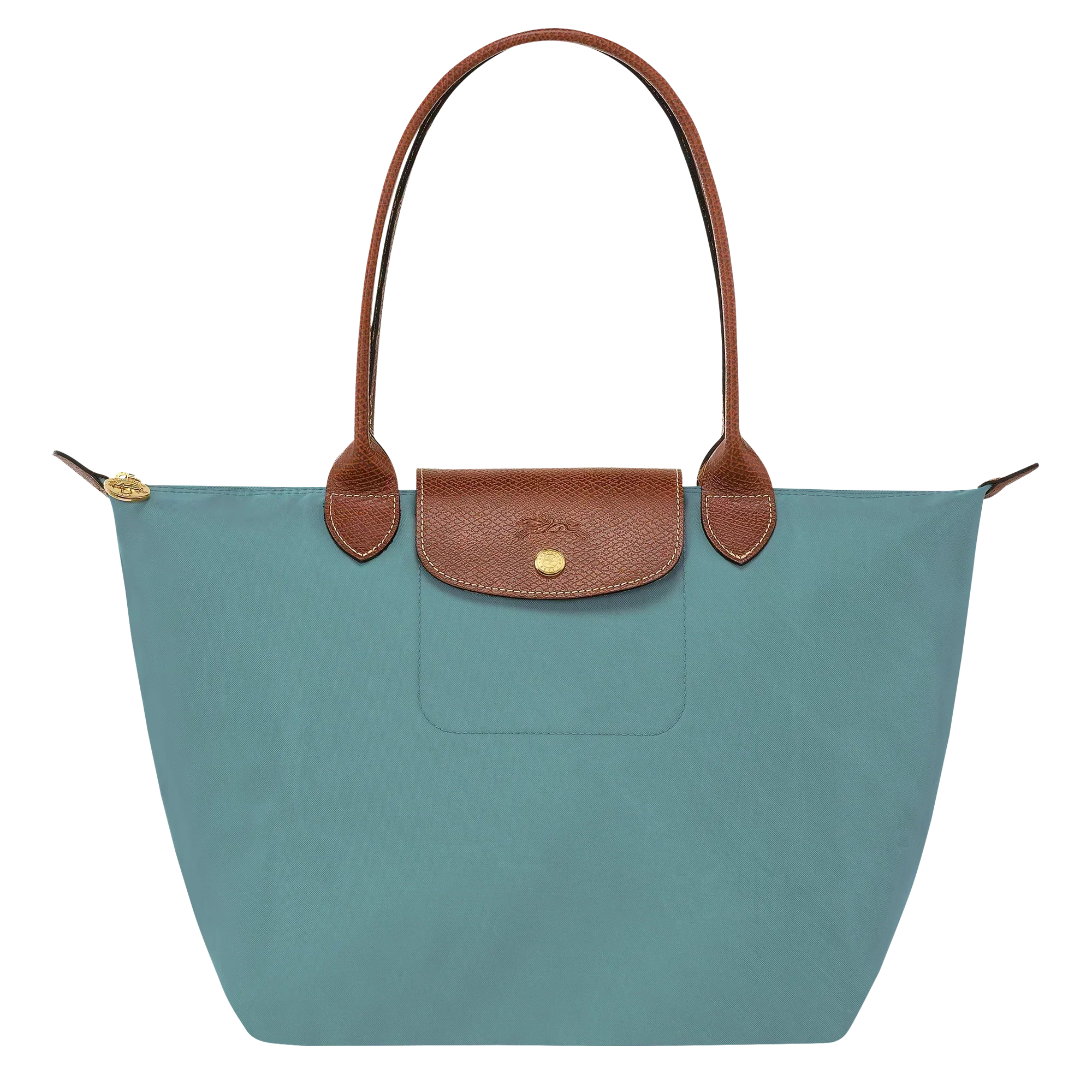 Longchamp – Bolso Le Pliage Tote, tamaño mediano, color eucalipto
