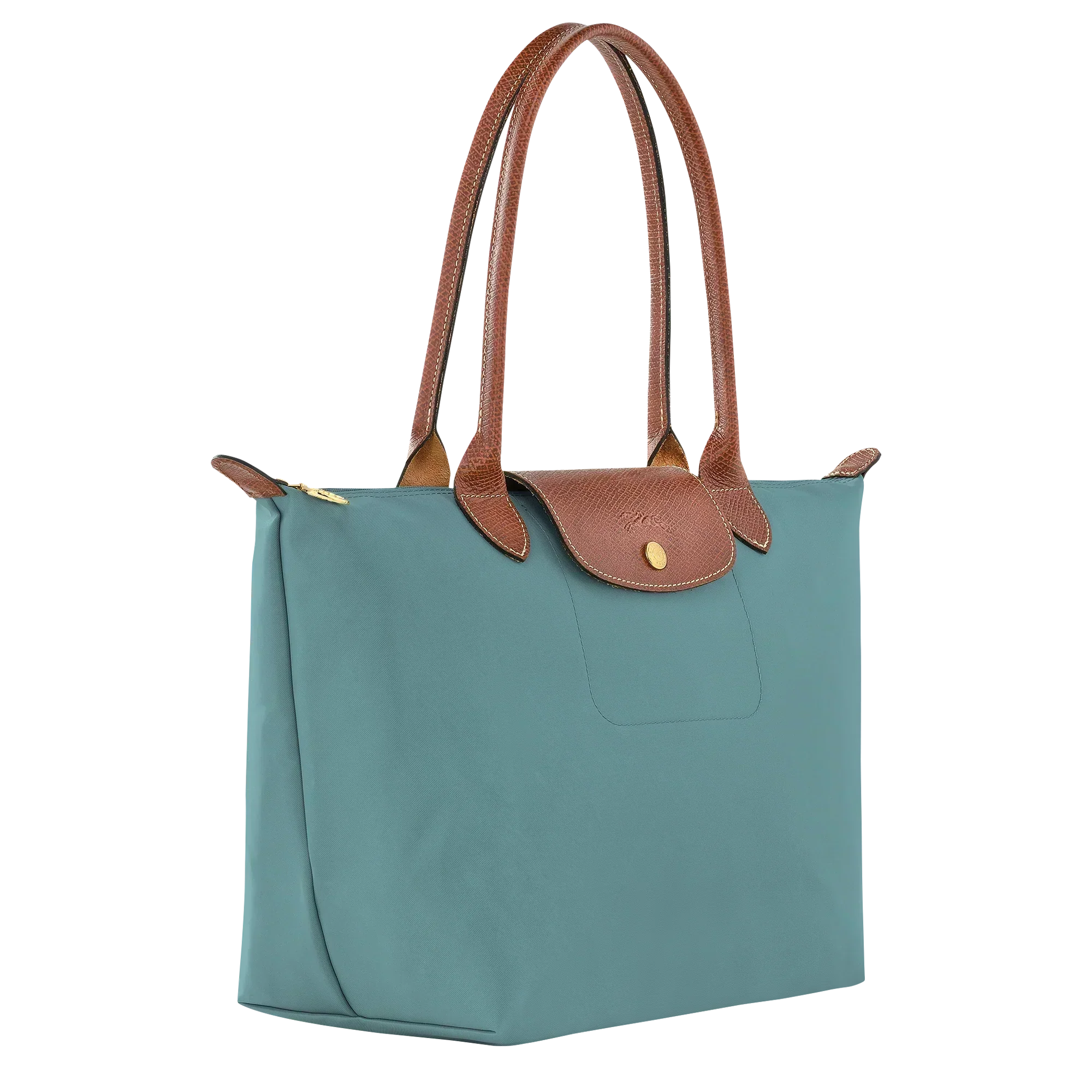 Longchamp – Bolso Le Pliage Tote, tamaño mediano, color eucalipto