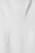 Vestido midi con escote cuadrado