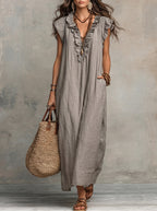 Camélia | Vestido largo de estilo bohemio