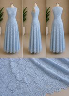 Vestido de princesa en tonos pastel