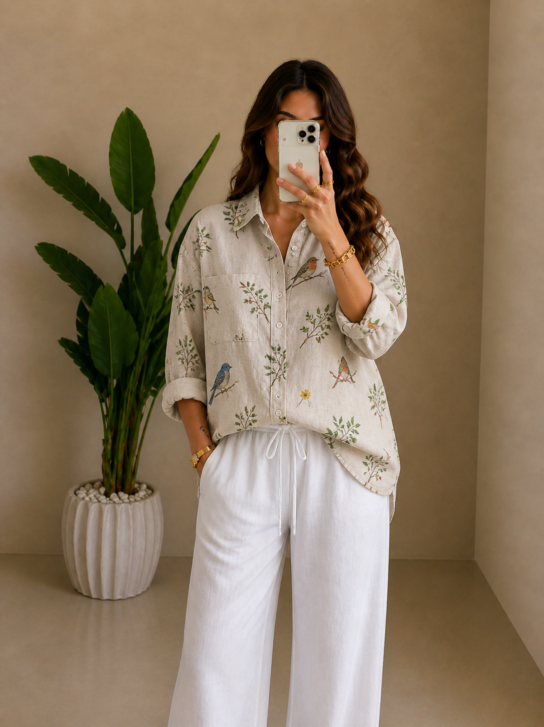 Claire | Elegante blusa de verano