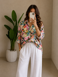 Blusa ligera y colorida con estampado