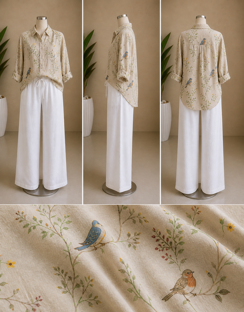 Claire | Elegante blusa de verano