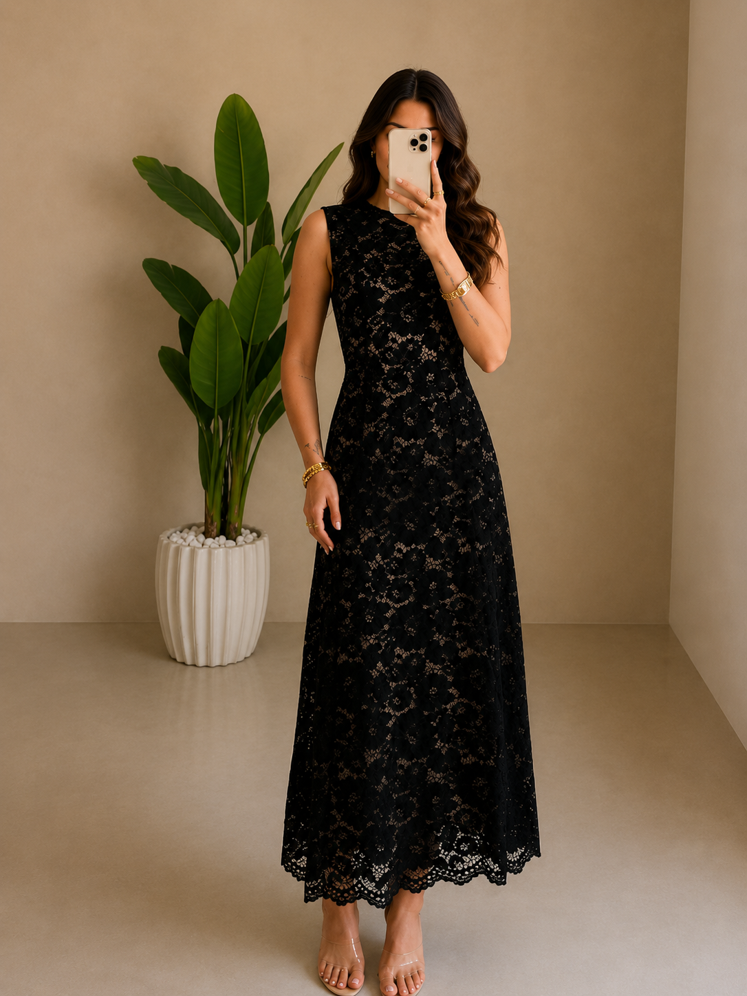 Vestido de princesa negro