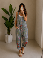 Un cómodo peto estampado