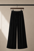 Pantalones plisados / negros