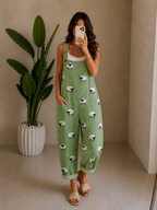 Un cómodo peto estampado