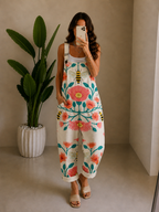 Un cómodo peto estampado