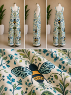 Un cómodo peto estampado
