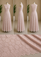 Vestido de princesa rosa