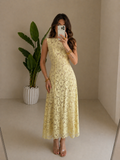 Vestido de princesa amarillo