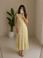 Vestido de princesa amarillo