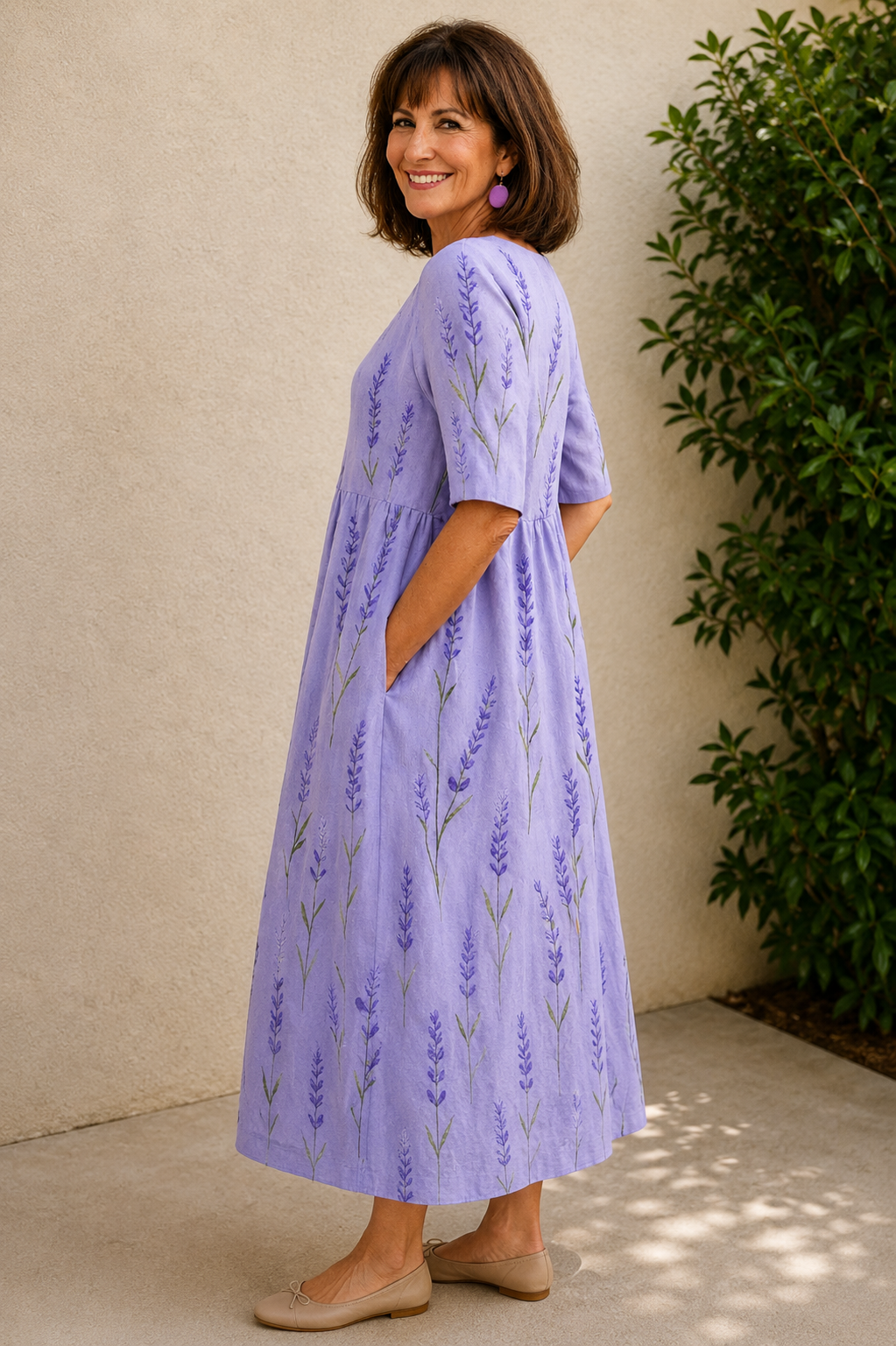 Lilia | Vestido midi cómodo y elegante