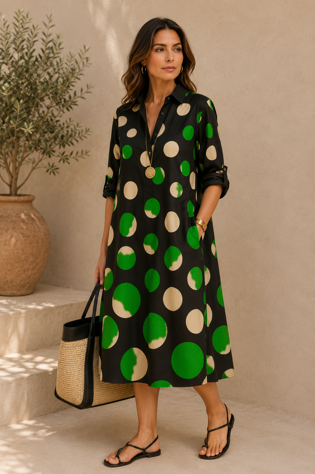 Loretta | Elegante vestito midi